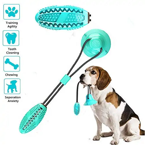 Multifunction Dog Chew Toy with Suction Cup