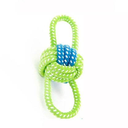 Pet Teeth Chew Rope Ball Toy